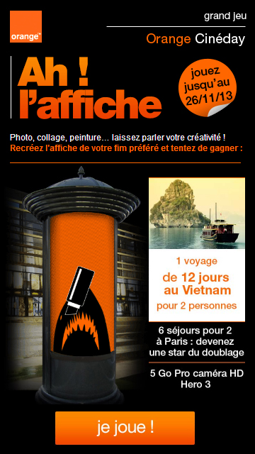 Orange cine day affiche