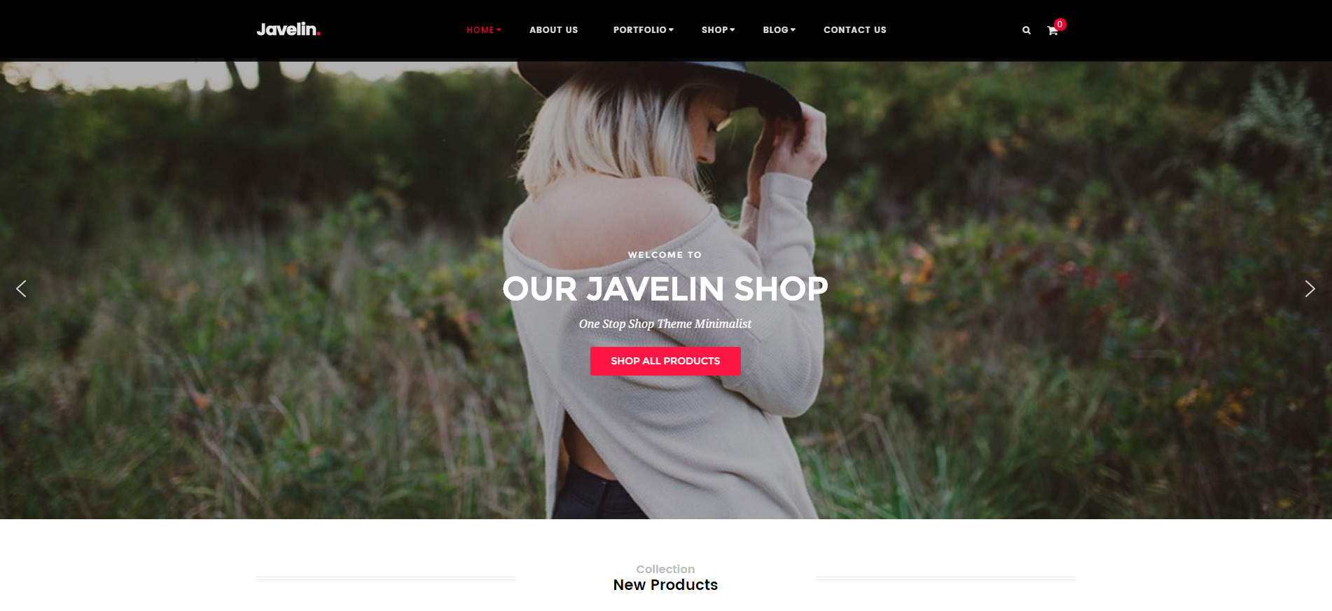 Modèle WordPress Javelin