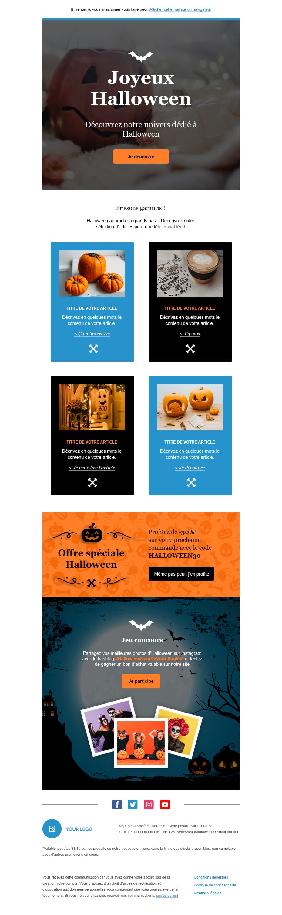 smart template halloween