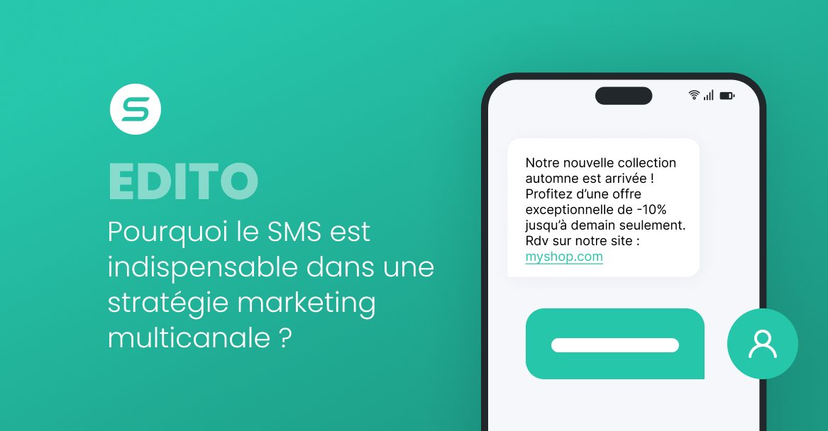 Header édito SMS stratégie maketing multicanale